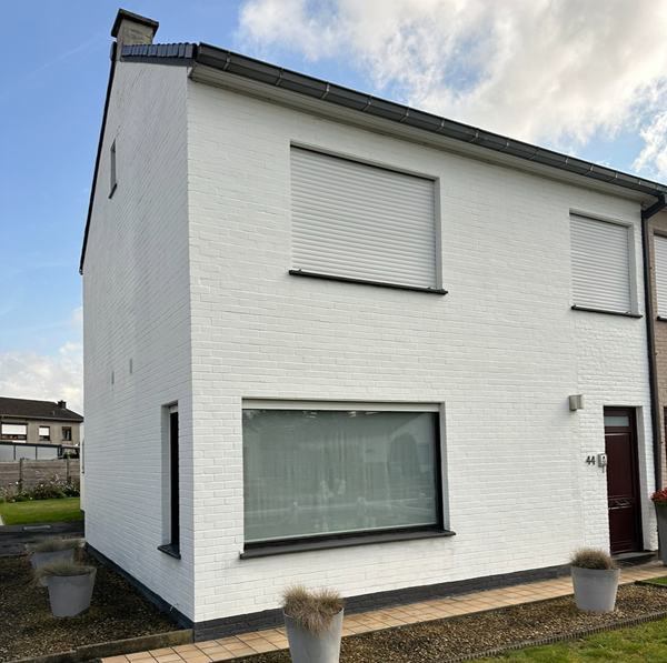 Schone gevel na behandeling